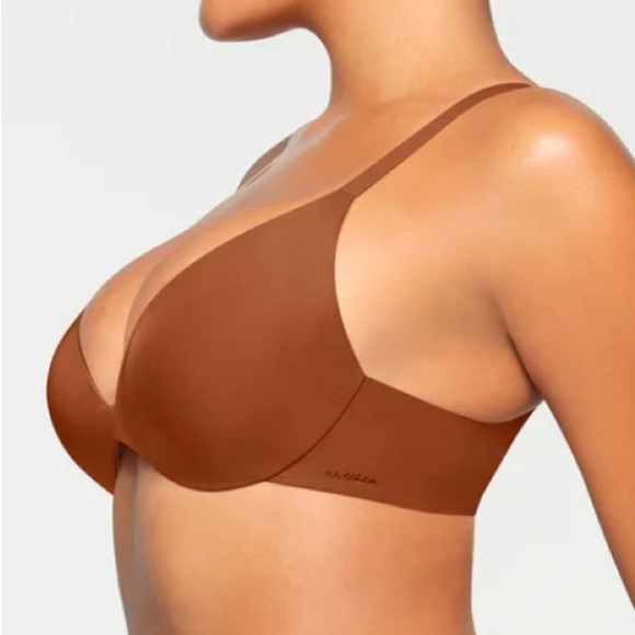 SKIMS WIRELESS FORM SUPER PUSH UP BRA IN BRONZE SIZE 38DD NWT - Picture 2 of 11